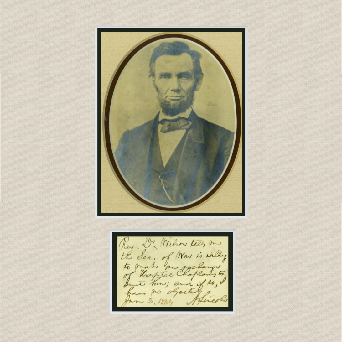 Abraham Lincoln Digital Download with Autograph