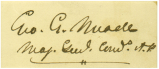 George Meade Digital Download with Autograph