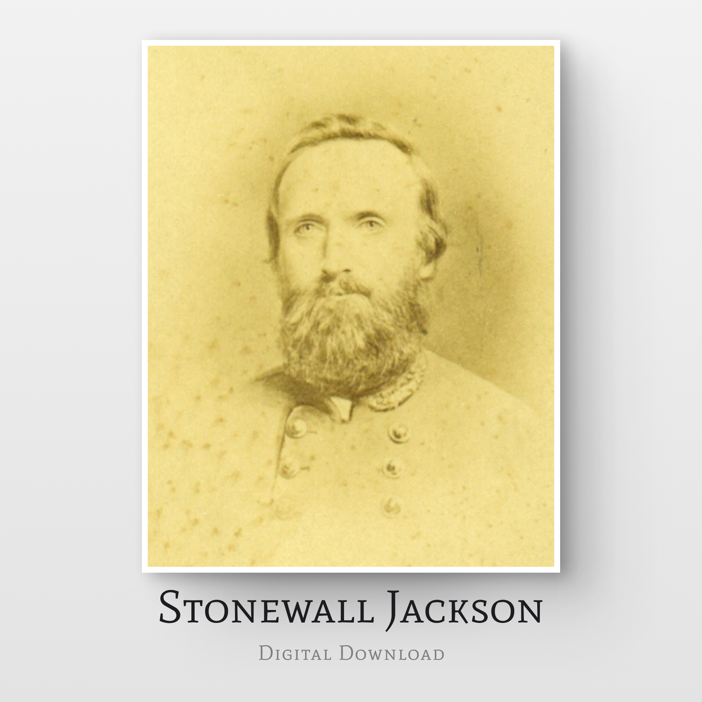 Stonewall Jackson Digital Download