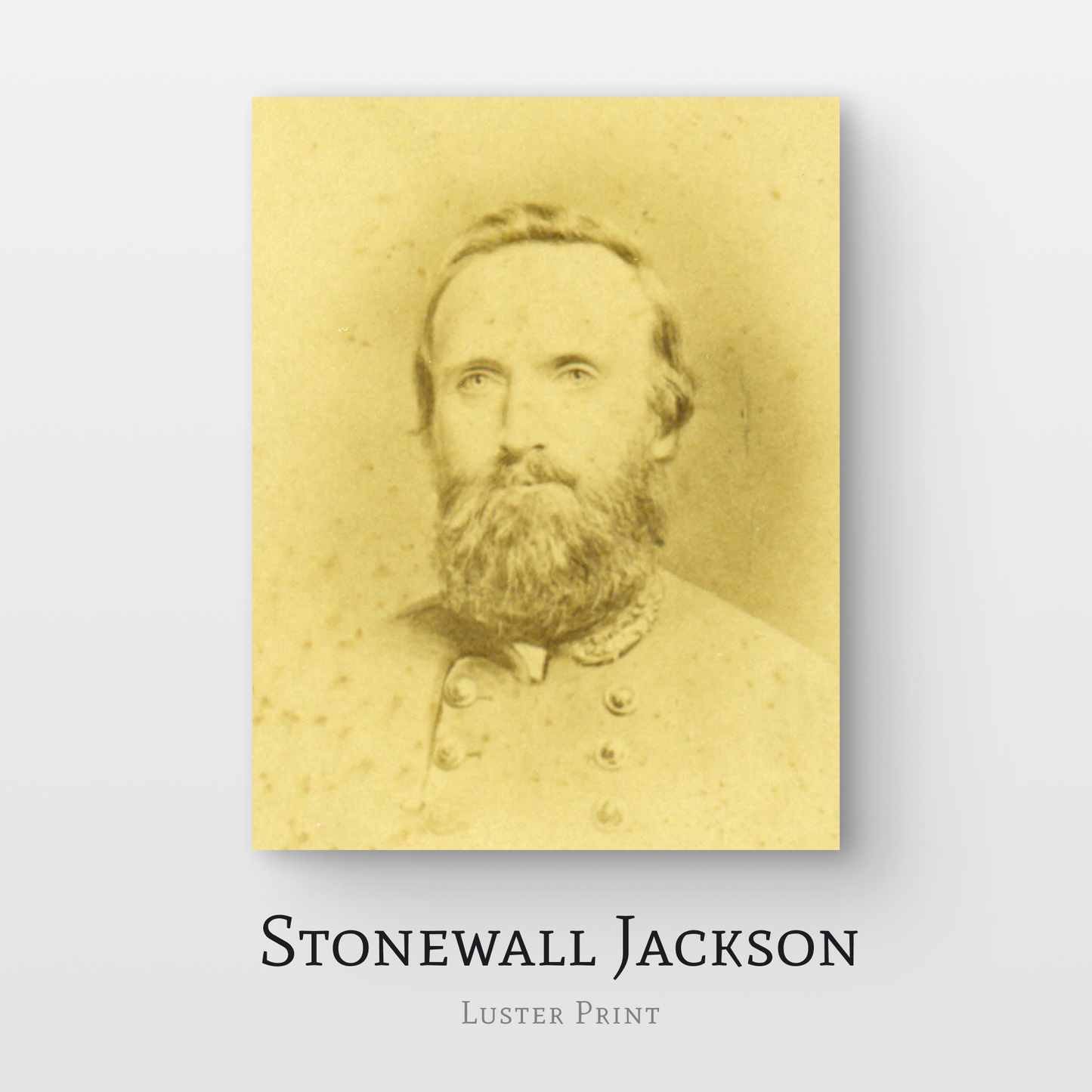 Stonewall Jackson Luster Print