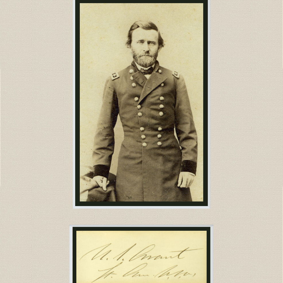 Ulysses S. Grant Digital Download with Autograph