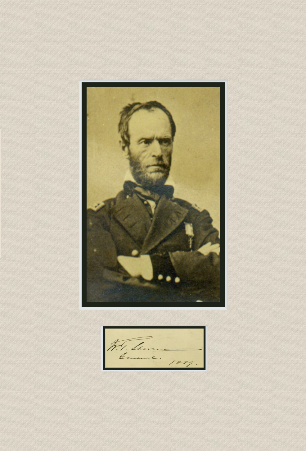 William Tecumseh Sherman Digital Download with Autograph