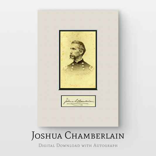 Joshua Chamberlain Digital Download with Autograph